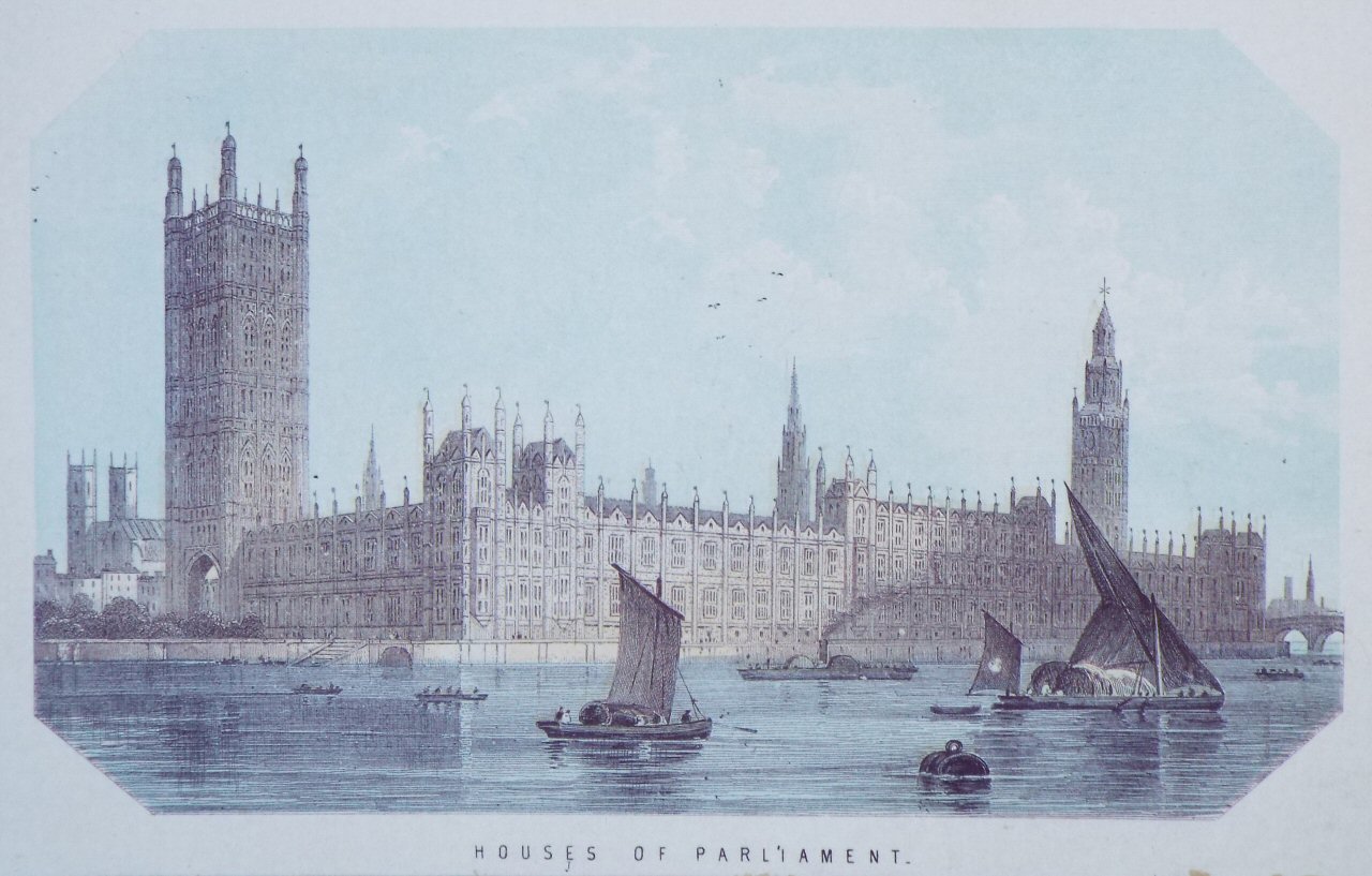 Chromo-lithograph - Houses of Parliament